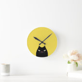Cat Nickerchen Time Runde Wanduhr (Zuhause)