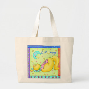 Cat Nickerchen Tote Bag Jumbo Stoffbeutel