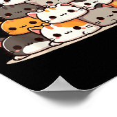 Cat Niedlich Cats Anime Kawaii Neko Poster (Ecke)