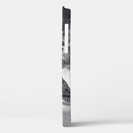 Cat Nightmare Owl Bird, Louis Wain Case-Mate iPhone Hülle (Rückseite / Links)