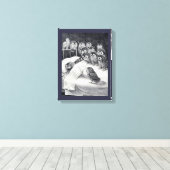 Cat Nightmare Owl Bird, Louis Wain Leinwanddruck (Insitu (Holzboden))