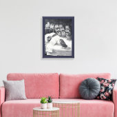 Cat Nightmare Owl Bird, Louis Wain Leinwanddruck (Insitu (Wohnzimmer))