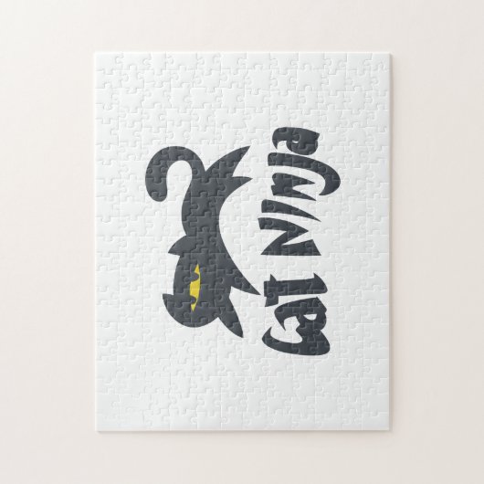 Cat ninja - Farbe auswählen Puzzle (Vertikal)