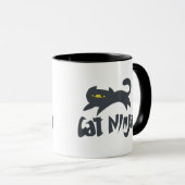 Cat ninja - Farbe auswählen Tasse (VorderseiteRechts)
