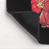 Cat Ninja Katana Kendo Sword Japan Samurai Geschen Mousepad (Ecke)