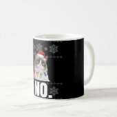 Cat No Grumpy Xmas Katzen Keine hässlichen Weihnac Kaffeetasse (VorderseiteRechts)