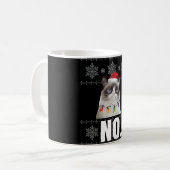 Cat No Grumpy Xmas Katzen Keine hässlichen Weihnac Kaffeetasse (Vorderseite Links)