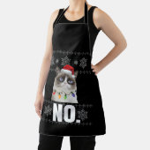 Cat No Grumpy Xmas Katzen Keine hässlichen Weihnac Schürze (InSitu)