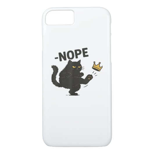 Cat No Kings In America Case-Mate iPhone Hülle (Rückseite)