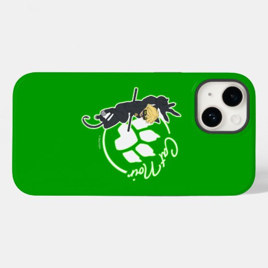 Cat Noir Abzeichen Case-Mate iPhone Hülle (Rückseite (Horizontal))