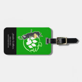 Cat Noir Abzeichen Gepäckanhänger (Vorderseite horizontal)