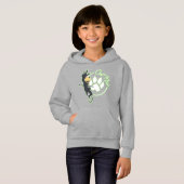 Cat Noir Abzeichen Hoodie (Vorne ganz)