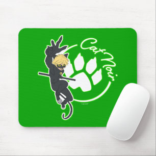 Cat Noir Abzeichen Mousepad