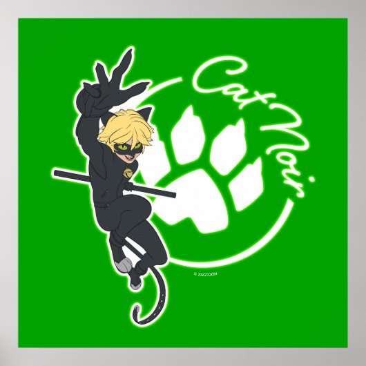 Cat Noir Abzeichen Poster (Vorne)