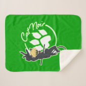 Cat Noir Abzeichen Sherpadecke (Vorderseite (Horizontal))