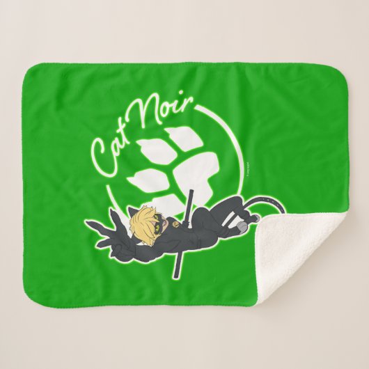 Cat Noir Abzeichen Sherpadecke (Vorderseite (Horizontal))