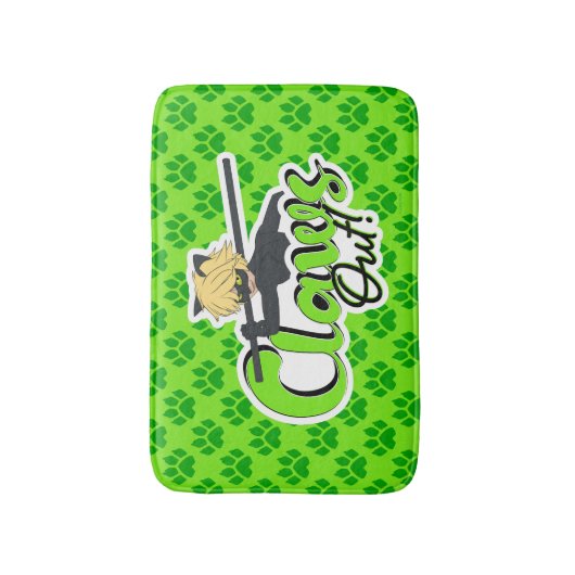 Cat Noir | Aus! Badematte (Vorderseite Vertikal)