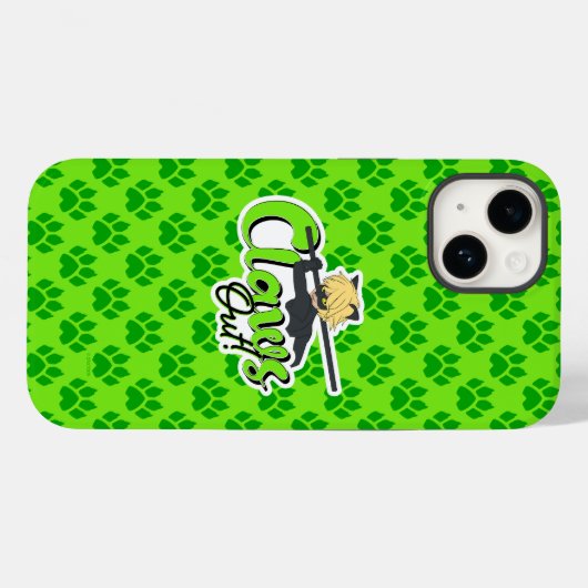 Cat Noir | Aus! Case-Mate iPhone Hülle (Rückseite (Horizontal))