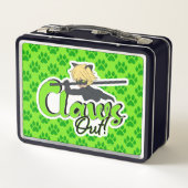 Cat Noir | Aus! Metall Brotdose (Rückseite)