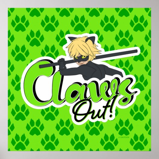 Cat Noir | Aus! Poster (Vorne)