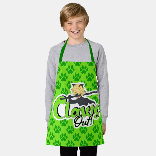 Cat Noir | Aus! Schürze (Getragen)