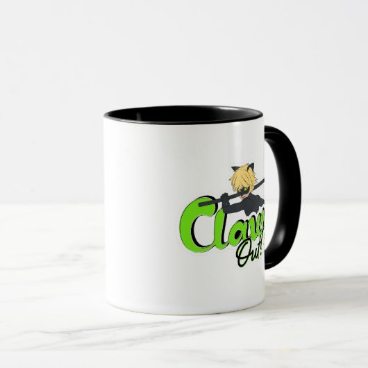 Cat Noir | Aus! Tasse (VorderseiteRechts)
