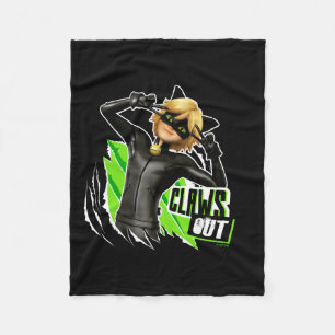 Cat Noir   Claws Out Graphic Fleecedecke