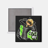 Cat Noir | Claws Out Graphic Magnet (Vorderseite/Rückseite)