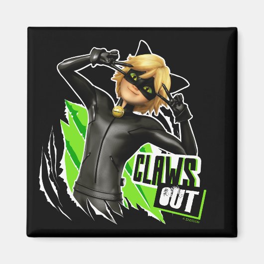 Cat Noir | Claws Out Graphic Magnet (Vorne)
