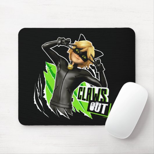 Cat Noir | Claws Out Graphic Mousepad (Mit Mouse)