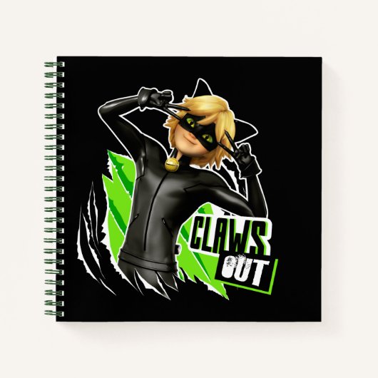 Cat Noir | Claws Out Graphic Notizblock (Vorderseite)