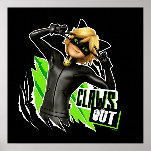 Cat Noir | Claws Out Graphic Poster (Vorne)
