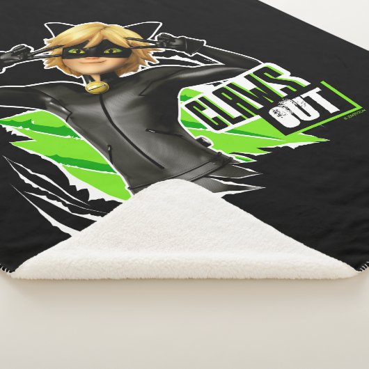 Cat Noir | Claws Out Graphic Sherpadecke (3/4)