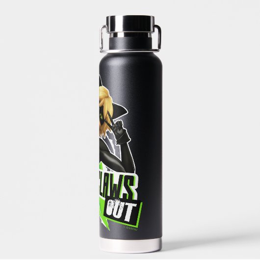 Cat Noir | Claws Out Graphic Trinkflasche (Rückseite)