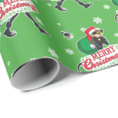 Cat Noir | Frohe Weihnachten Geschenkpapier (Rolleneckpunkt)