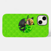 Cat Noir Green Abzeichen Case-Mate iPhone Hülle (Rückseite (Horizontal))