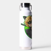 Cat Noir Green Abzeichen Trinkflasche (Vorne)