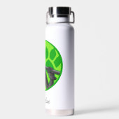 Cat Noir Green Abzeichen Trinkflasche (Rückseite)