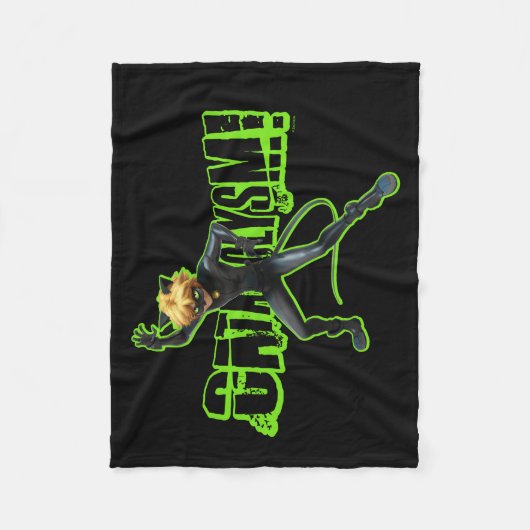 Cat Noir | Katastrophe Fleecedecke (Vorderseite)