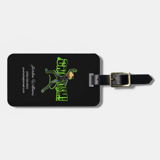 Cat Noir | Katastrophe Gepäckanhänger (Vorderseite horizontal)