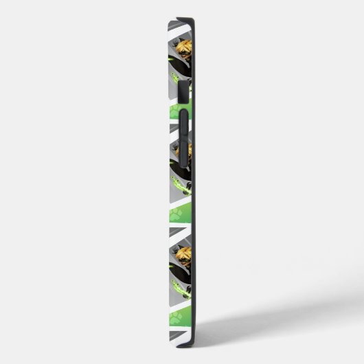 Cat Noir & Plagg Muster Case-Mate iPhone Hülle (Rückseite / Links)