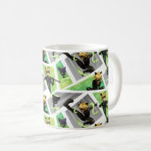 Cat Noir & Plagg Muster Kaffeetasse (VorderseiteRechts)