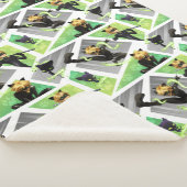 Cat Noir & Plagg Muster Sherpadecke (3/4)