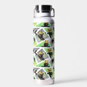 Cat Noir & Plagg Muster Trinkflasche (Rückseite)