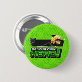 Cat Noir | Seid euer eigener Held Button (Vorne & Hinten)