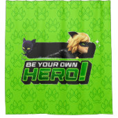 Cat Noir | Seid euer eigener Held Duschvorhang (Vorderseite)