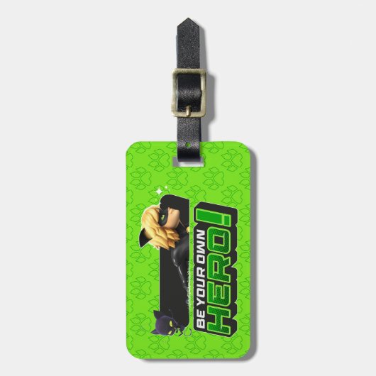 Cat Noir | Seid euer eigener Held Gepäckanhänger (Vorderseite vertikal)