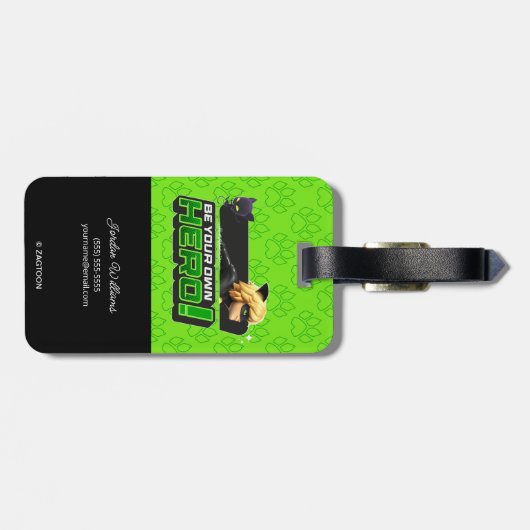 Cat Noir | Seid euer eigener Held Gepäckanhänger (Rückseite horizontal)