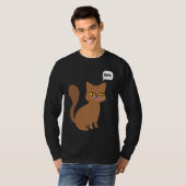 Cat Nope Statement Graphic T-Shirt (Vorne ganz)