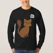 Cat Nope Statement Graphic T-Shirt (Vorderseite)